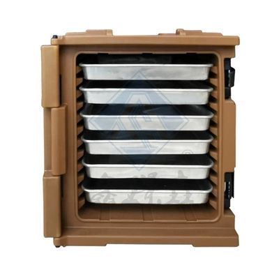 Boîte de transport de nourriture chaude en PU à chargement avant pour la restauration 120L Porteur de casserole isolée