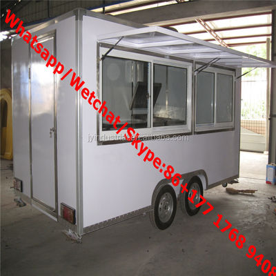 Camion alimentaire mobile avec machine à sucre de coton et panier 2300*1650*2300mm Voltage 220V