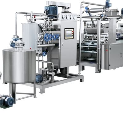 Mini laboratoire de confiserie dépositaire de bonbons machine de fabrication pour les bonbons remplis de gelée douce et dure