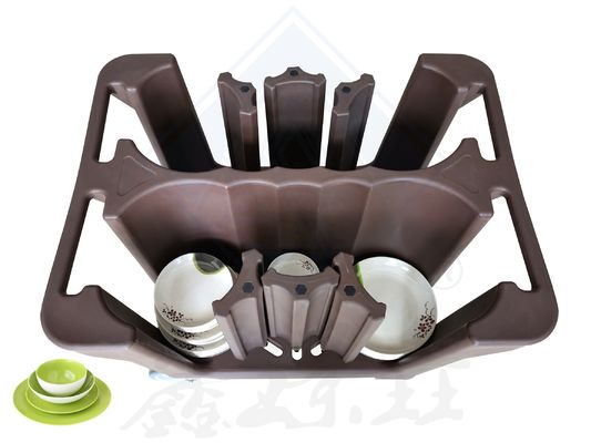 Autres fournitures hôtelières Restaurants Équipement de cuisine Chariot à vaisselle pour cuisine multicolore
