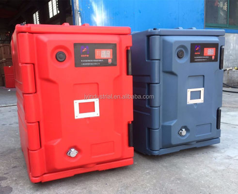 Transporteur électrique de soute à chargement avant isolé et pratique pour les restaurants