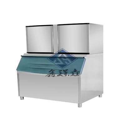 Fabricant automatique de glaçons de type commercial combiné avec une capacité de stockage de glace de 300 kg