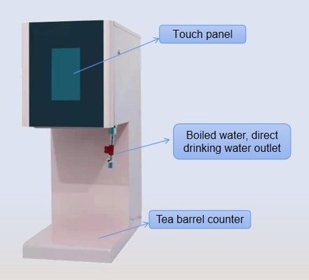 Matériau du logement JYT-5P 2022 machine automatique à thé en acier inoxydable avec 12 fonctions