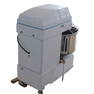 Matériau de la farine 50 kg Mélangeur de pâte en spirale en acier inoxydable pour le pétrissage professionnel