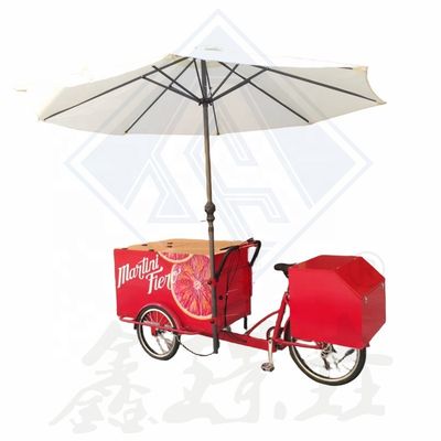Longue durée de vie du panier alimentaire tricycle pour le camion alimentaire mobile multifonctionnel