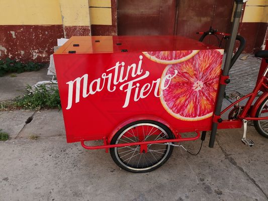 Longue durée de vie du panier alimentaire tricycle pour le camion alimentaire mobile multifonctionnel