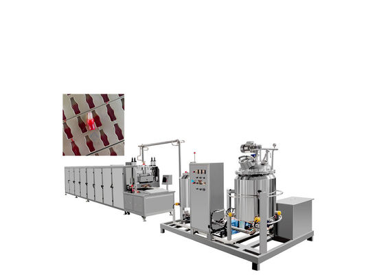Ligne automatique de machine pour les boissons alimentaires à haute production de gelée, d'ours en caoutchouc et de sucette
