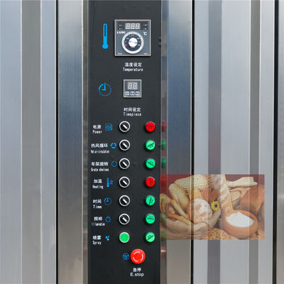 50.5KW four rotatif à gaz diesel électrique pour la cuisson du pain dans la restauration commerciale