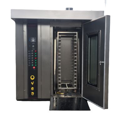 1800X2000X2200mm four rotatif à pain commercial entièrement automatique avec 1 support de chargement quantité