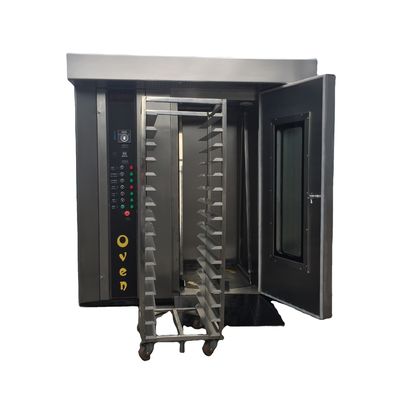 1800X2000X2200mm four rotatif à pain commercial entièrement automatique avec 1 support de chargement quantité