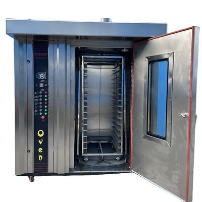 1800X2000X2200mm four rotatif à pain commercial entièrement automatique avec 1 support de chargement quantité