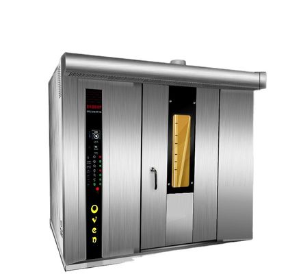 1800X2000X2200mm four rotatif à pain commercial entièrement automatique avec 1 support de chargement quantité