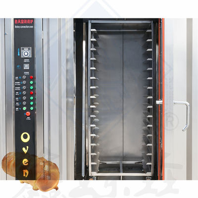 Cuisinière rotative électrique à 380 v pour la fabrication de poulet 32 plateaux