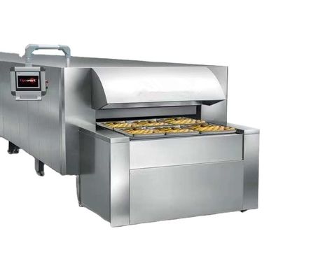 5000X1500X1350mm Taille Forneau à tunnel continu à haute productivité pour le pain à la pâte