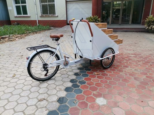 Vidéo Support technique personnalisé Food Snack Truck Vélo électrique pour panier de nourriture chaude