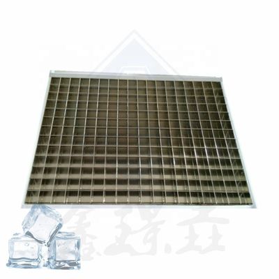 Évaporateur de tubes de glace en argent avancé pour machine de fabrication de glace de comptoir dans un restaurant