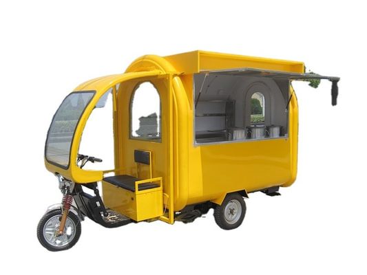 Longue durée de vie Motocycle tricycle glace équipement alimentaire pour la vente de rue