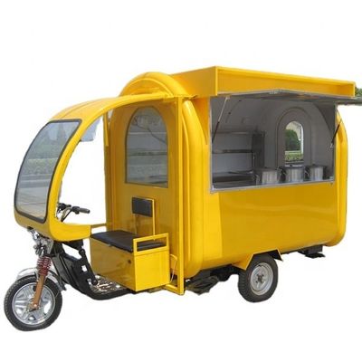 Longue durée de vie Motocycle tricycle glace équipement alimentaire pour la vente de rue