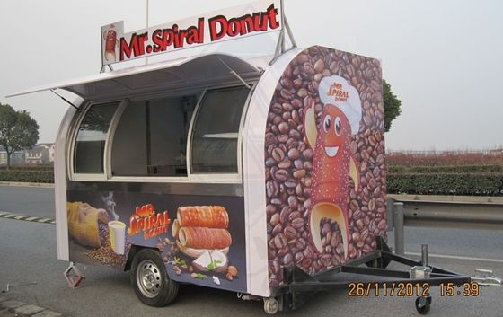 Camions alimentaires mobiles Café Chocolat chaud et plus de support technique vidéo après service