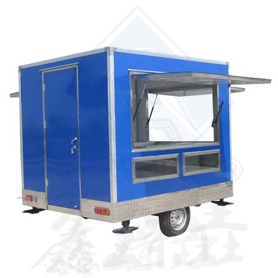 Camion de nourriture vintage de couleur personnalisée Restaurant entièrement équipé Grill au poulet rotisserie