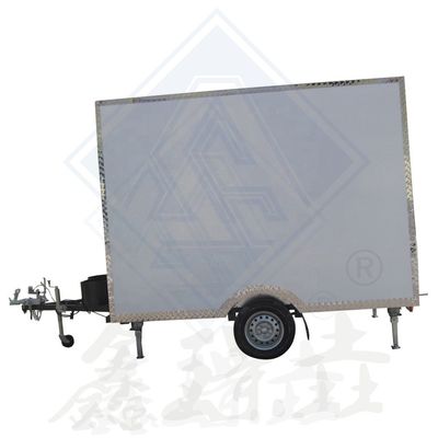 Camion alimentaire mobile en acier galvanisé