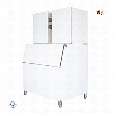 Fabricant de glace commercial refroidi à l'air 220V Voltage pour la production de glace en cubes