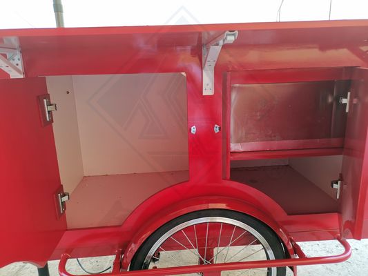 Camions alimentaires en remorque ancienne Mobile Café à bicyclette alimentaire panier avec options de vente au détail
