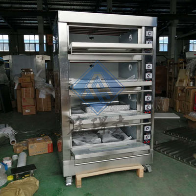 0.1kw four à gaz de boulangerie commerciale 3/4 deck four à gaz pizza four à boulangerie / four à convection à gaz