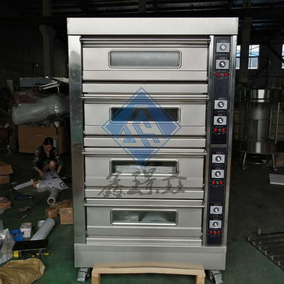 0.1kw four à gaz de boulangerie commerciale 3/4 deck four à gaz pizza four à boulangerie / four à convection à gaz