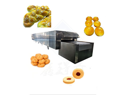 Cinture de convoyeur en acier inoxydable Tunnel four pour boulangerie Pita pain dans les magasins de boissons alimentaires