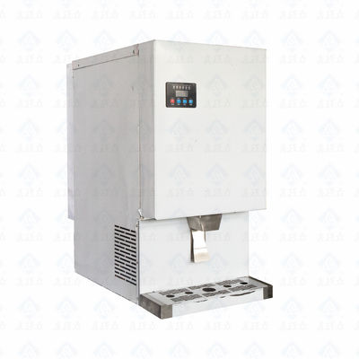 Machine automatique de fabrication de glace à comptoir à haute productivité avec distributeur d'eau chaude froide