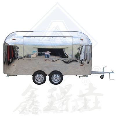 Trailers alimentaires entièrement climatisés avec support technique vidéo et trailers de crème glacée