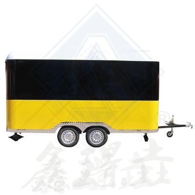 750 kg de camion-remorque de cuisine mobile fast-food pour vendre des collations à tout moment et n'importe où