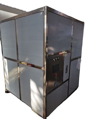 Fabricant industriel semi-automatique de glaçons à haute capacité de 2 tonnes par jour JYC-6000P 380V