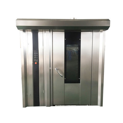 16/32/64 Capacité de plateaux four à étagère rotative à air chaud avec brûleur Fabriqué
