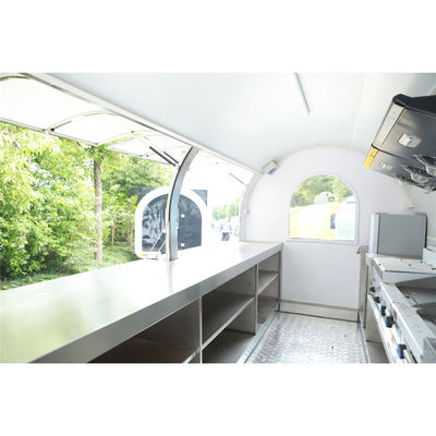 3m chariot de restauration/remorque de restauration rapide/camion de restauration mobile facile à entretenir et à entretenir