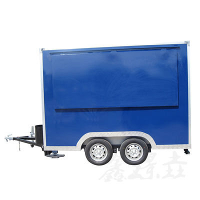 Camions de nourriture mobiles Bar mobile remorque de nourriture Caravane friteuse Poulet grill Carton alimentaire