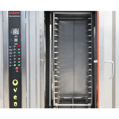 Équipement alimentaire Boulangerie brûleur automatique à gaz four à support rotatif avec four rotatif à poulet