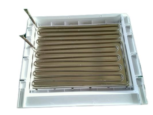 1000 kg/jour Cube de machine à glace en acier inoxydable évaporateur avec 29mm*29mm*22mm taille de glace