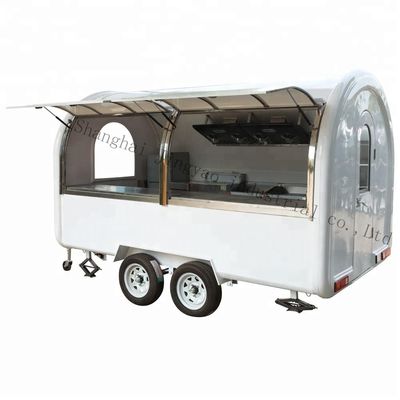 220 V / 110 V mobile sur mesure panier de nourriture remorque de nourriture glace rouleaux de café hot-dogs