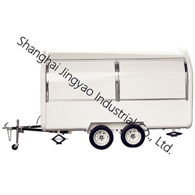 Trailer de concession de panier mobile extérieur pour machine à glaces à crème douce