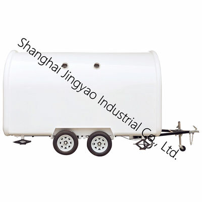 Trailer de concession de panier mobile extérieur pour machine à glaces à crème douce