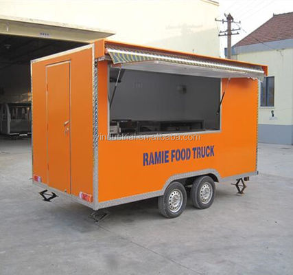 2300*1650*2300mm Camion mobile de cuisine de nourriture Voiture remorque avec parfait en Australie