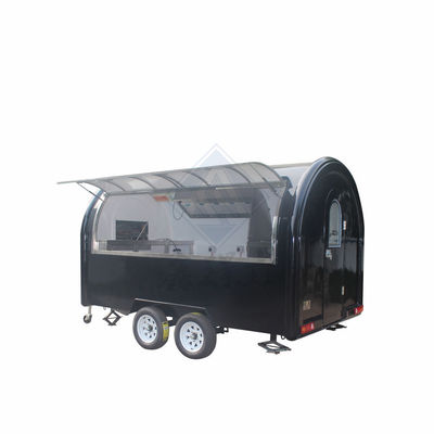 Application de collations 220/300/400/500x200x235cm Conception Des beignets à café camion alimentaire mobile