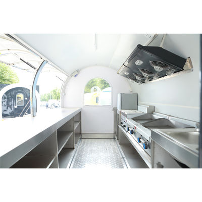 Application de collations 220/300/400/500x200x235cm Conception Des beignets à café camion alimentaire mobile