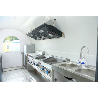 Application de collations 220/300/400/500x200x235cm Conception Des beignets à café camion alimentaire mobile