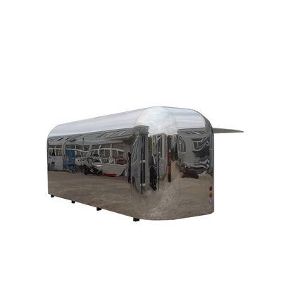 Voiture de nourriture entièrement équipée Train avec Hot Dog Café Cart Route roue 1500W Voltage
