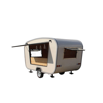 Voiture de nourriture entièrement équipée Train avec Hot Dog Café Cart Route roue 1500W Voltage