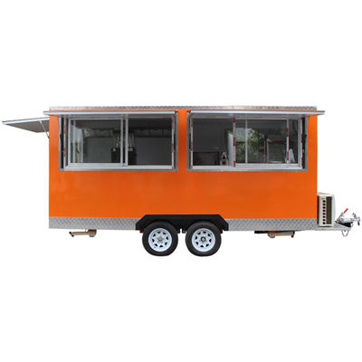 Voiture de nourriture entièrement équipée Train avec Hot Dog Café Cart Route roue 1500W Voltage
