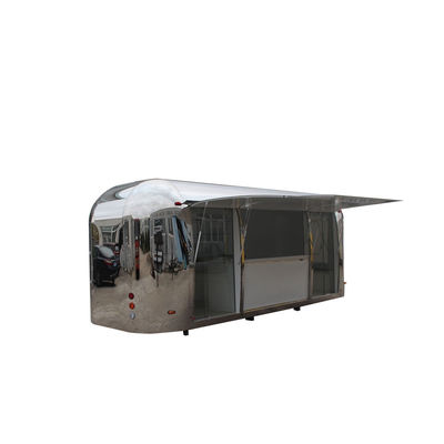Voiture de nourriture entièrement équipée Train avec Hot Dog Café Cart Route roue 1500W Voltage